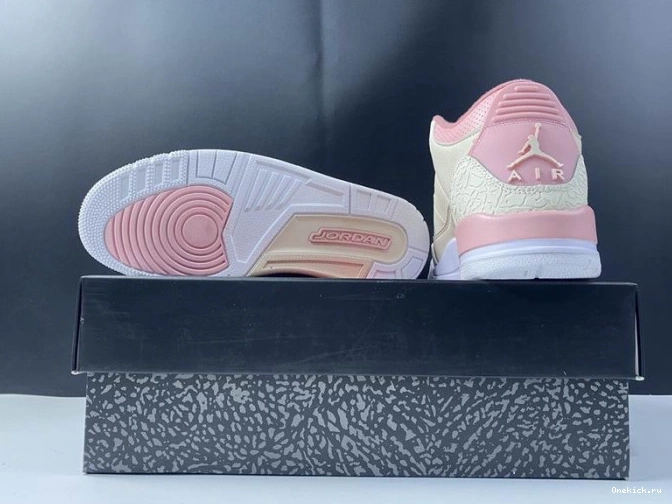 One Kick CK9246-116 3 Sail Rust Jordan Air Retro Pink (W) 0810